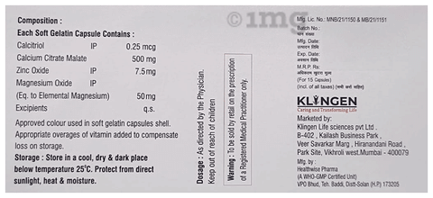 Klincal Softgel Capsule