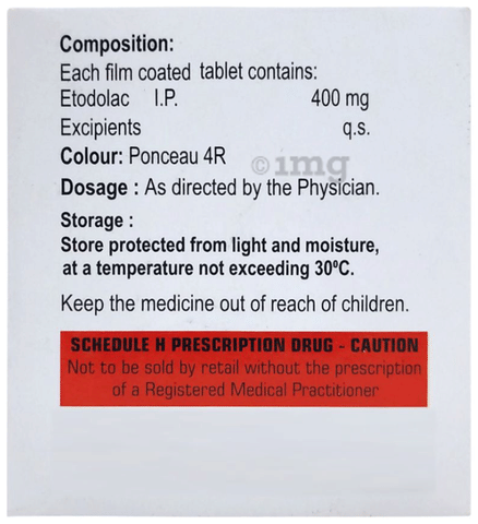 Etodamp 400mg Tablet image