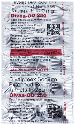 Divaa-OD 250 Tablet image