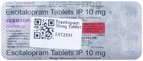 Ecentopam 10mg Tablet image