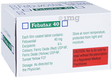 Febutaz 40 Tablet image Febutaz 40 Tablet image