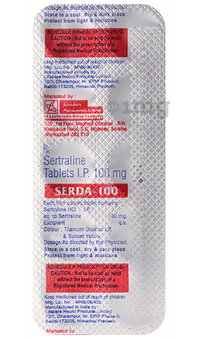 Serda 100 Tablet image Serda 100 Tablet image