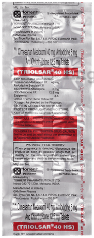 Triolsar 40 HS Tablet image Triolsar 40 HS Tablet image