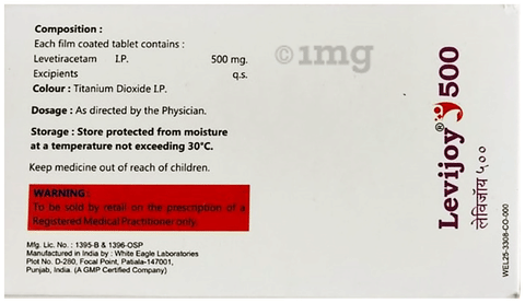Levijoy 500 Tablet image