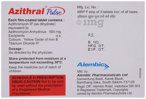 Azithral Pulse Tablet image
