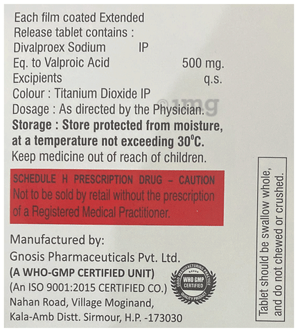 Daxwin 500 Tablet ER image