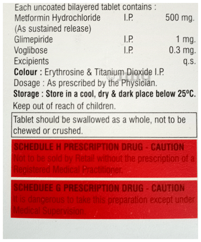 Zymride MV 1 Tablet SR
