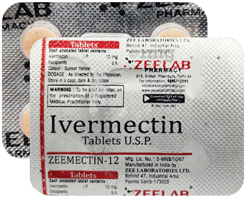 Zeemectin 12 Tablet image Zeemectin 12 Tablet image