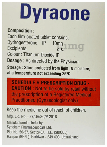 Dyraone Tablet image