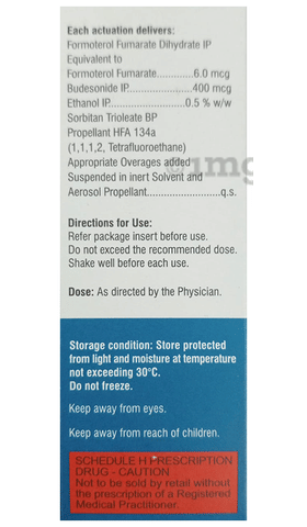 Pulmosmart 400 Inhaler image Pulmosmart 400 Inhaler image