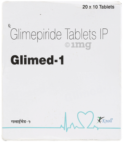 Glimed 1mg Tablet image
