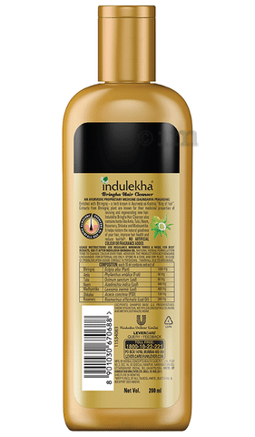 Indulekha Bringha Hair Cleanser: Buy bottle of 200 ml Shampoo at best price  in India | 1mg