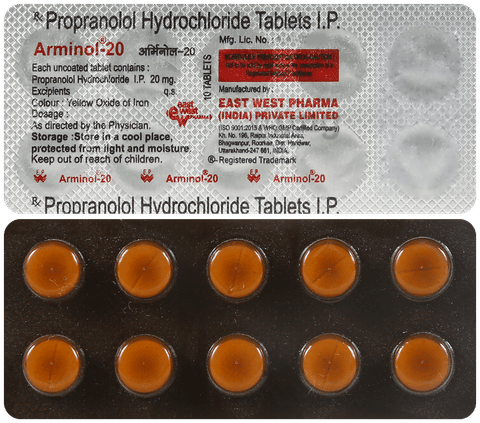 Arminol 20mg Tablet image