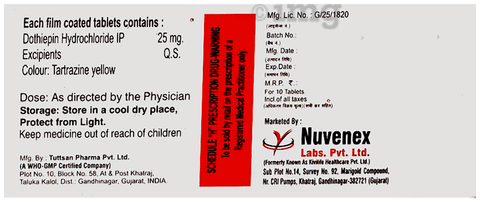 Dothnix 25 Tablet image