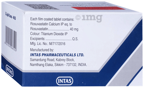LipiTAS 40mg Tablet image