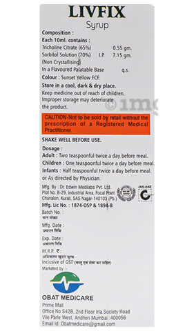 Livfix Syrup image
