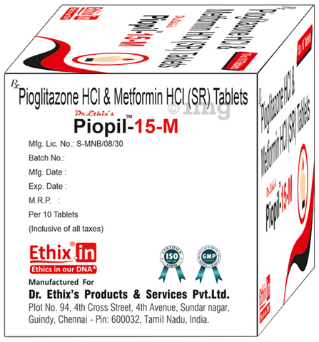 पायोपिल 15mg टैबलेट image पायोपिल 15mg टैबलेट image