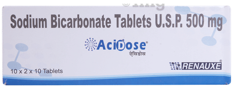 Acidose 500mg Tablet image