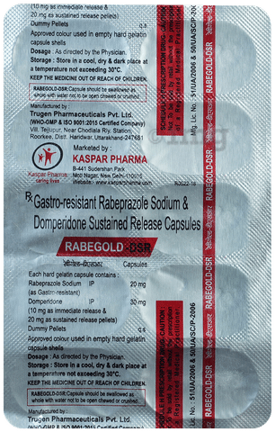 Rabegold D 30mg/20mg Capsule SR