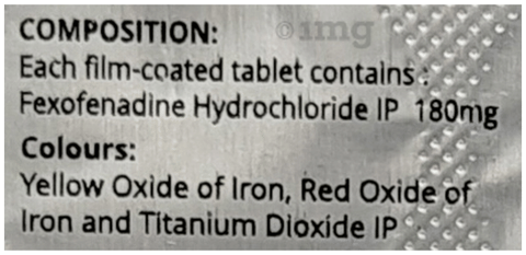 Fexert 180 Tablet image