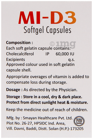MI-D3 Softgel Capsule 2
