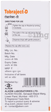 Tobraject D Eye Drop image Tobraject D Eye Drop image