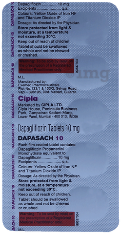 Dapasach 10mg Tablet image Dapasach 10mg Tablet image