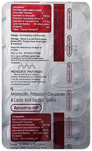Amodrix-HP Tablet image Amodrix-HP Tablet image