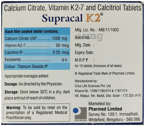 Supracal K2 Tablet image