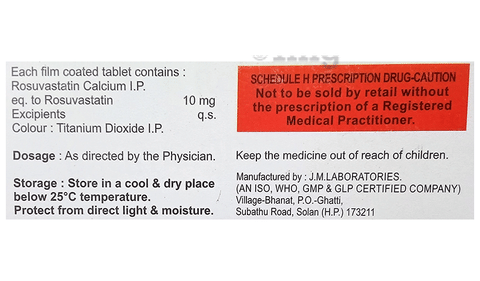 RosuTic 10 Tablet image