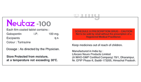 Neutaz 100 Tablet image