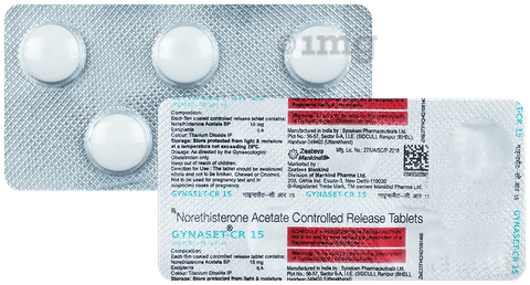 Gynaset-CR 15 Tablet image Gynaset-CR 15 Tablet image
