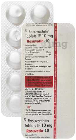 Rosuvotin 10mg Tablet image Rosuvotin 10mg Tablet image
