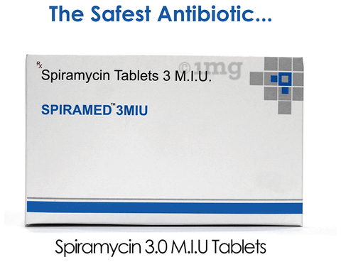 Spiramed 3MIU Tablet image Spiramed 3MIU Tablet image