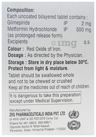 Glykar-M 2 Tablet PR image Glykar-M 2 Tablet PR image