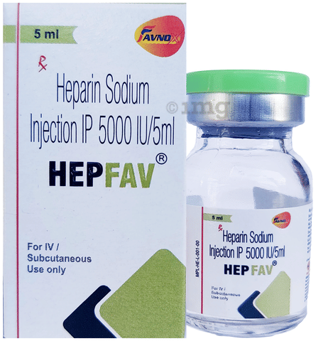Hepfav 5000IU Injection image