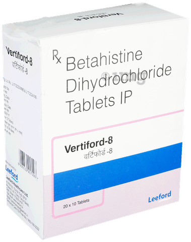 Vertiford 8mg Tablet image