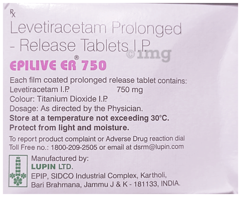 Epilive ER 750 Tablet image Epilive ER 750 Tablet image