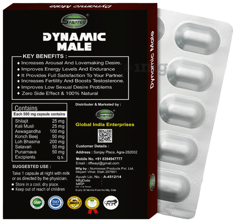 Sabates Dynamic Male Capsule image Sabates Dynamic Male Capsule image