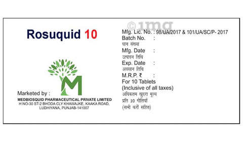 Rosuquid 10 Tablet image Rosuquid 10 Tablet image