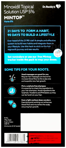 MINtop Forte 5% Minoxidil Solution image MINtop Forte 5% Minoxidil Solution image