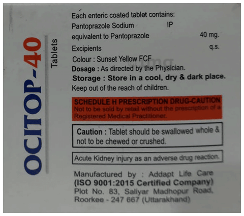 Ocitop 40 Tablet image
