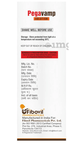 Pegavamp Oral Solution Sugar Free image