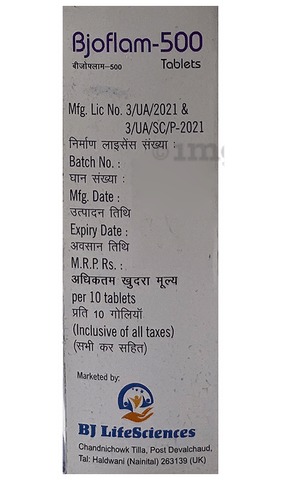 Bjoflam 500 Tablet image Bjoflam 500 Tablet image