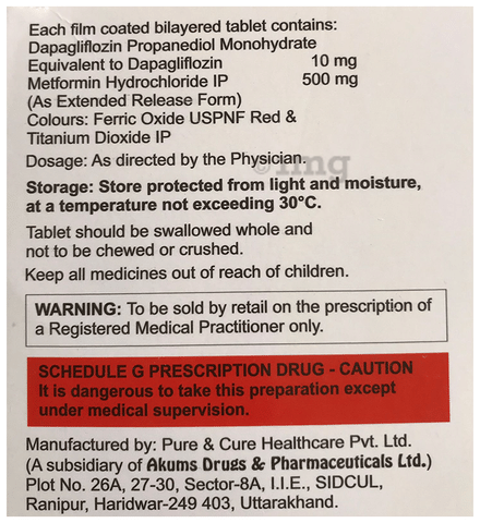 Dapaxifra-M Tablet ER image