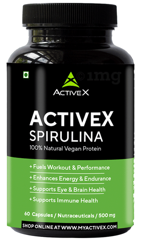 ActiveX Spirulina Capsule image ActiveX Spirulina Capsule image