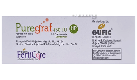 Puregraf 150IU HP Injection image