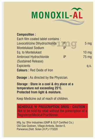Monoxil-AL Tablet SR image