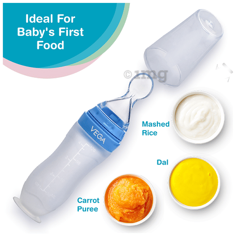 Vega Baby Mom Silicone Weaning Food Feeder Bottle: Buy box of