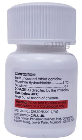 Cipmido 5mg Tablet image